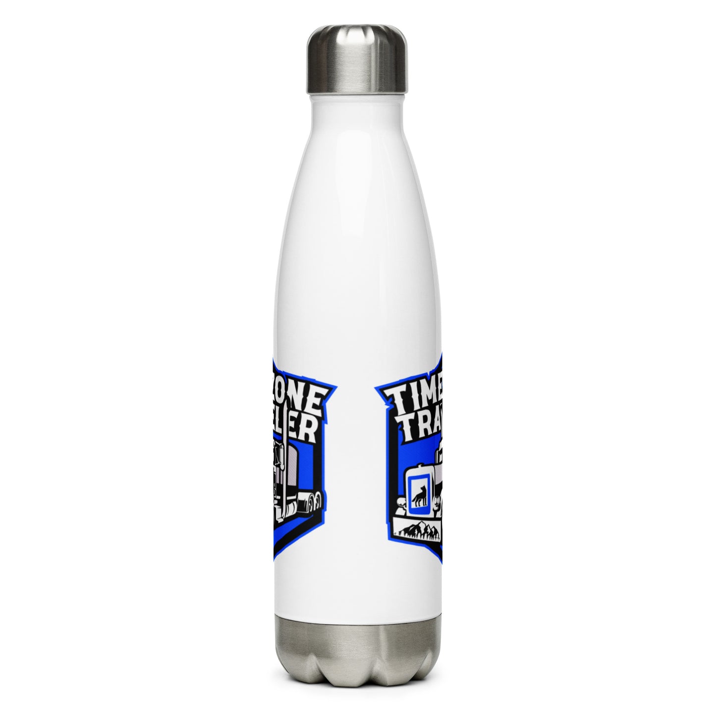 TimeZone Traveler Stainless Steel Water Bottle