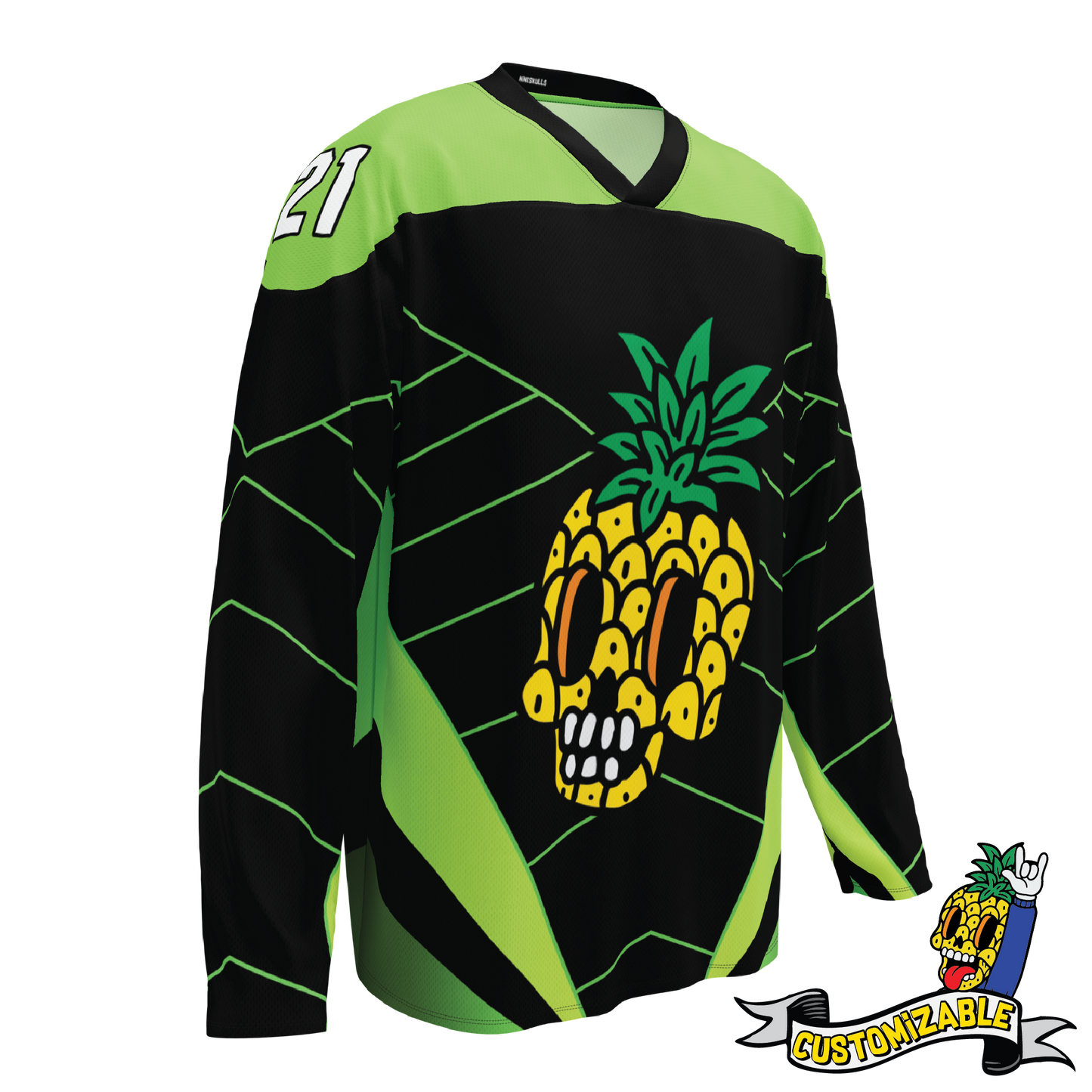 NineSkulls Brand Recycled Hockey Jersey