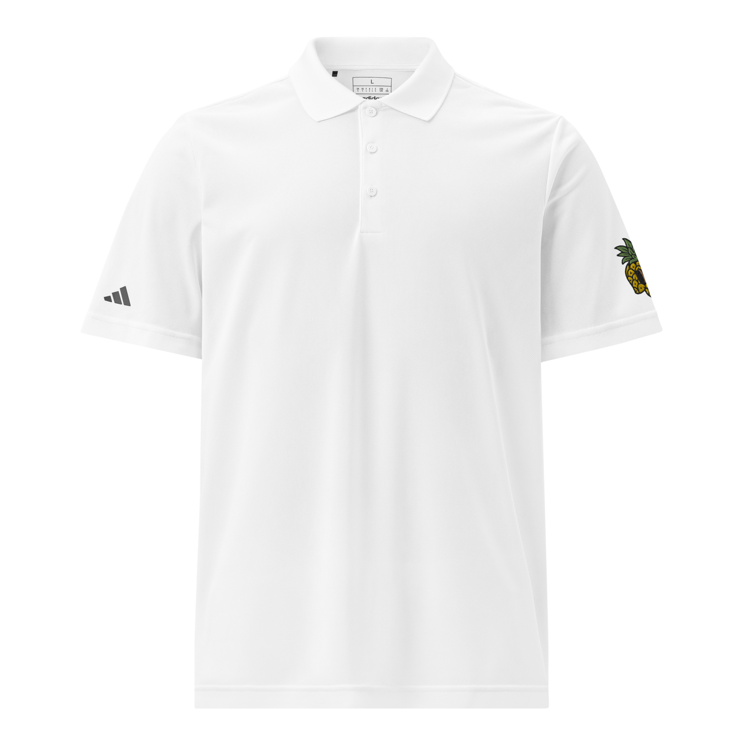 Nine8Twelve Pineapple SkullToon Adidas Sport Polo