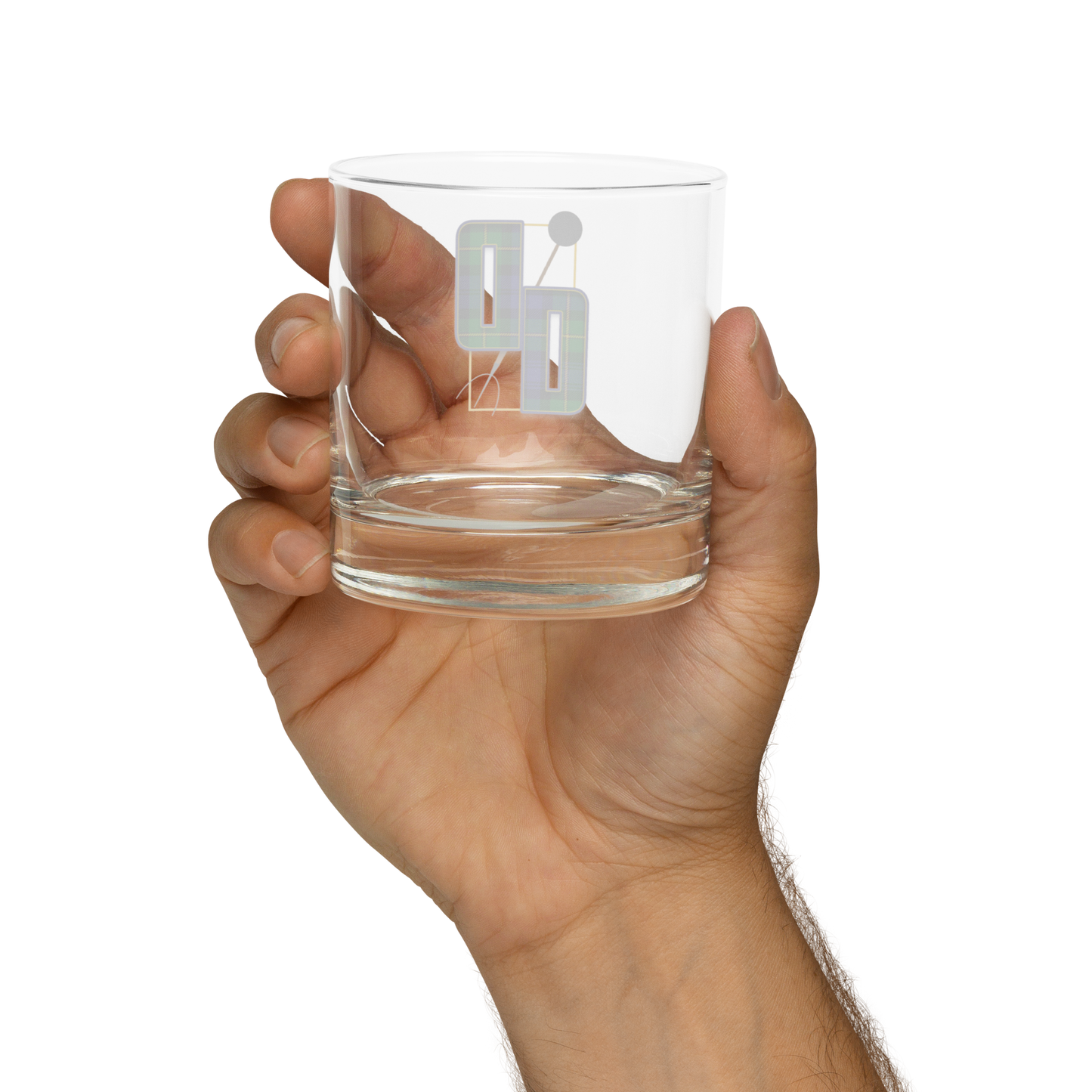 DBLDuty Logo On The Rocks Whiskey Glass