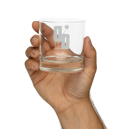 DBLDuty Logo On The Rocks Whiskey Glass