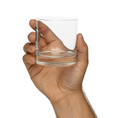 DBLDuty Logo On The Rocks Whiskey Glass