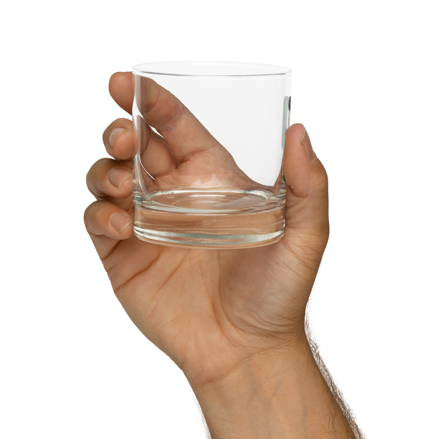 DBLDuty Logo On The Rocks Whiskey Glass
