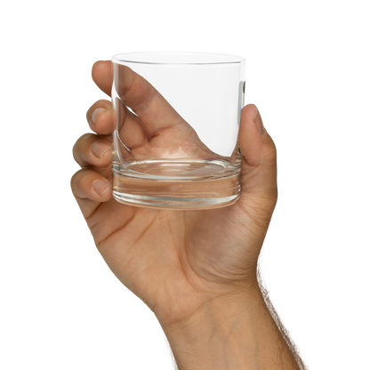 DBLDuty Logo On The Rocks Whiskey Glass