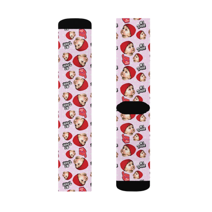 Custom Novelty Face Socks - All Stars Dad