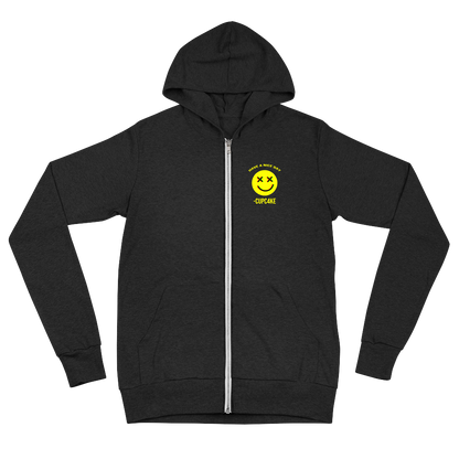 CupC4ke Nice Day/Shit On Zip-Up Hoodie