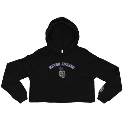 Nine8Twelve Ladies' Defeat Death Crop Hoodie