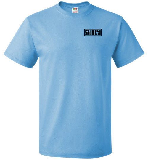 Swoly Black Double Logo Classic Tee