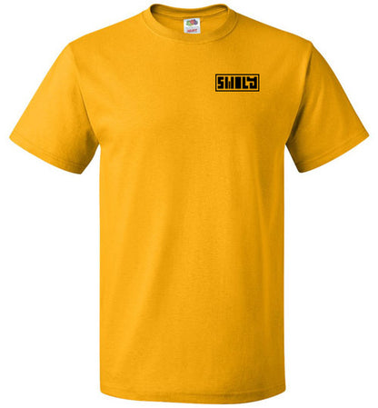 Swoly Black Double Logo Classic Tee