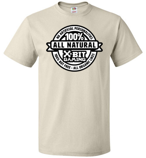X-Bit Gaming 100% Natural Tee