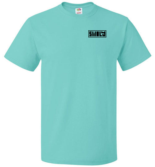 Swoly Black Double Logo Classic Tee