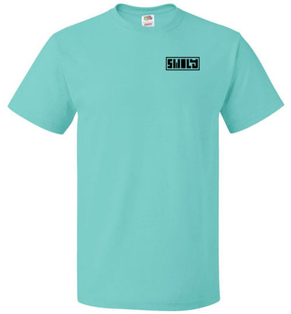 Swoly Black Double Logo Classic Tee