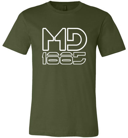 White Maddog1885 Premium Tee