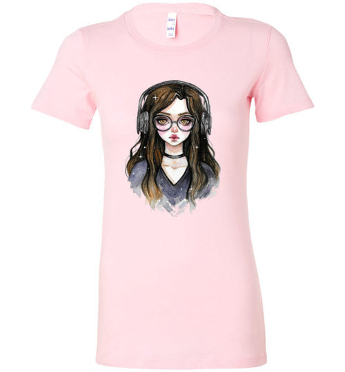Spooky Babe Gaming Premium Ladies Logo Tee