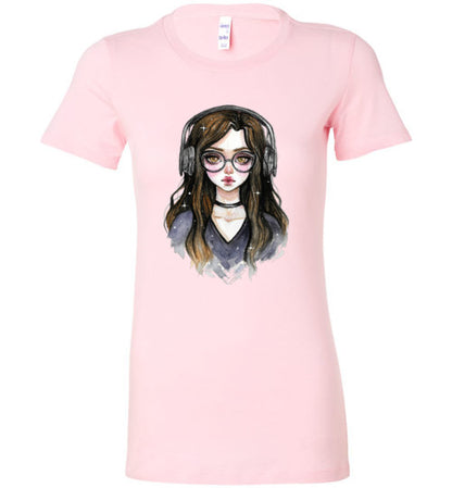 Spooky Babe Gaming Premium Ladies Logo Tee