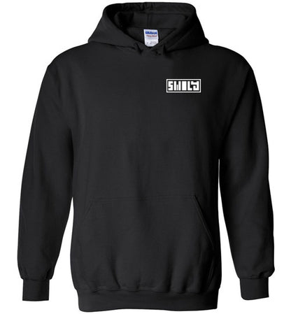 Swoly White Double Logo Hoodie