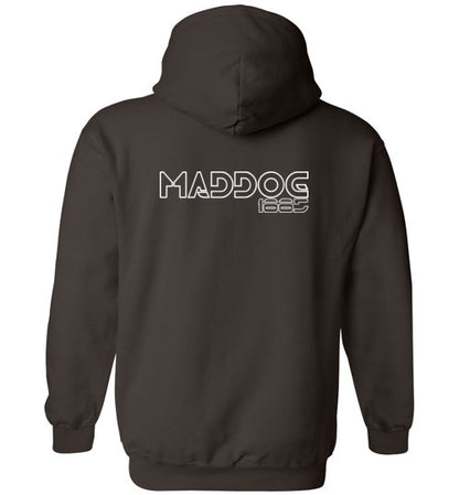 White Maddog1885 Hoodie