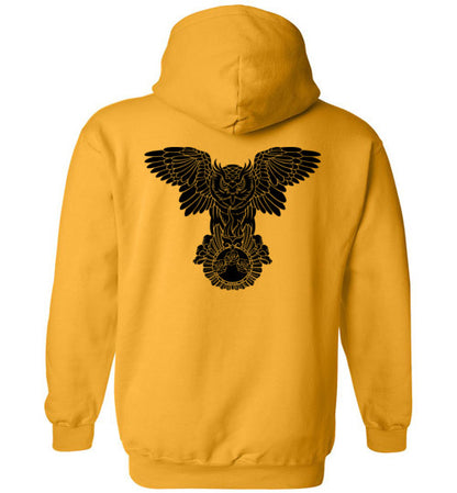 Swoly Black Double Logo Hoodie