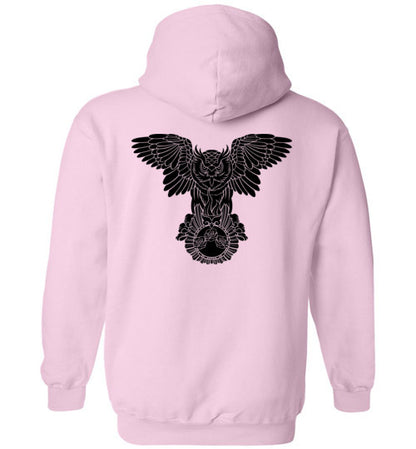 Swoly Black Double Logo Hoodie