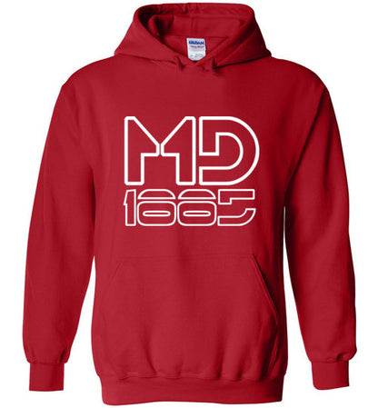 White Maddog1885 Hoodie