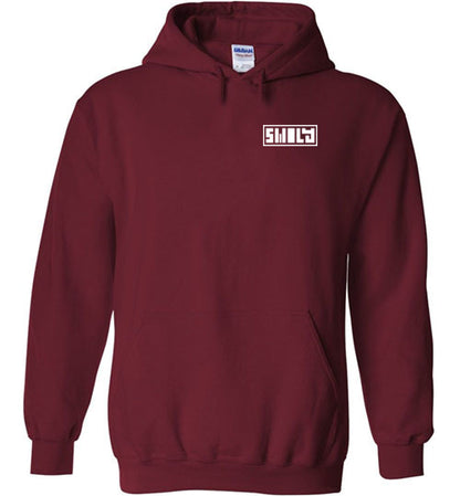 Swoly White Double Logo Hoodie