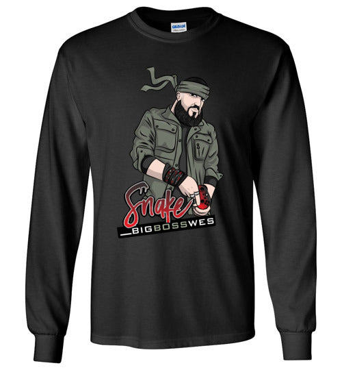 Snake_BigBossWes Premium Long Sleeve Logo Tee
