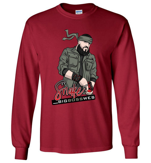 Snake_BigBossWes Premium Long Sleeve Logo Tee