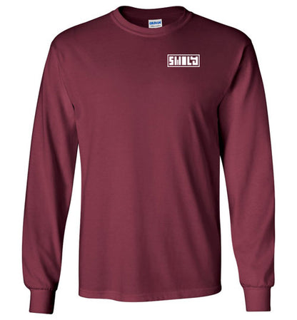 Swoly White Double Logo Longsleeve Tee