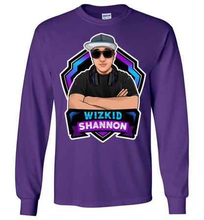 WizKidShannon Long Sleeve Logo Tee