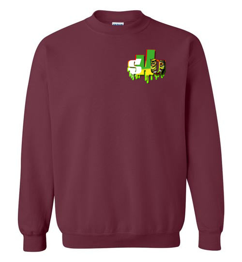 SumHairy_dad Gaming Double Logo Crewneck