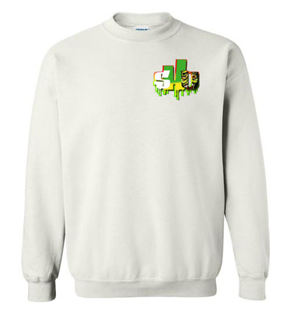 SumHairy_dad Gaming Double Logo Crewneck