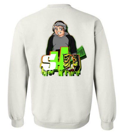 SumHairy_dad Gaming Double Logo Crewneck