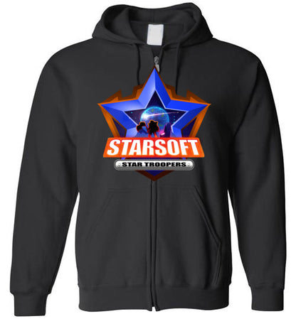 Starsoft Logo Zip Up Hoodie