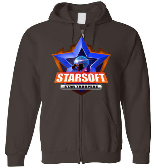 Starsoft Logo Zip Up Hoodie