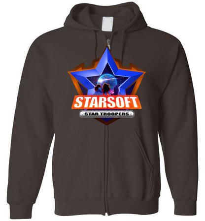 Starsoft Logo Zip Up Hoodie