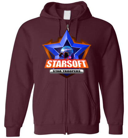 Starsoft Logo Zip Up Hoodie