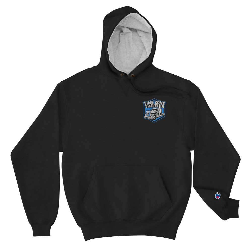 TimeZone Traveler Embroidered Champion Hoodie
