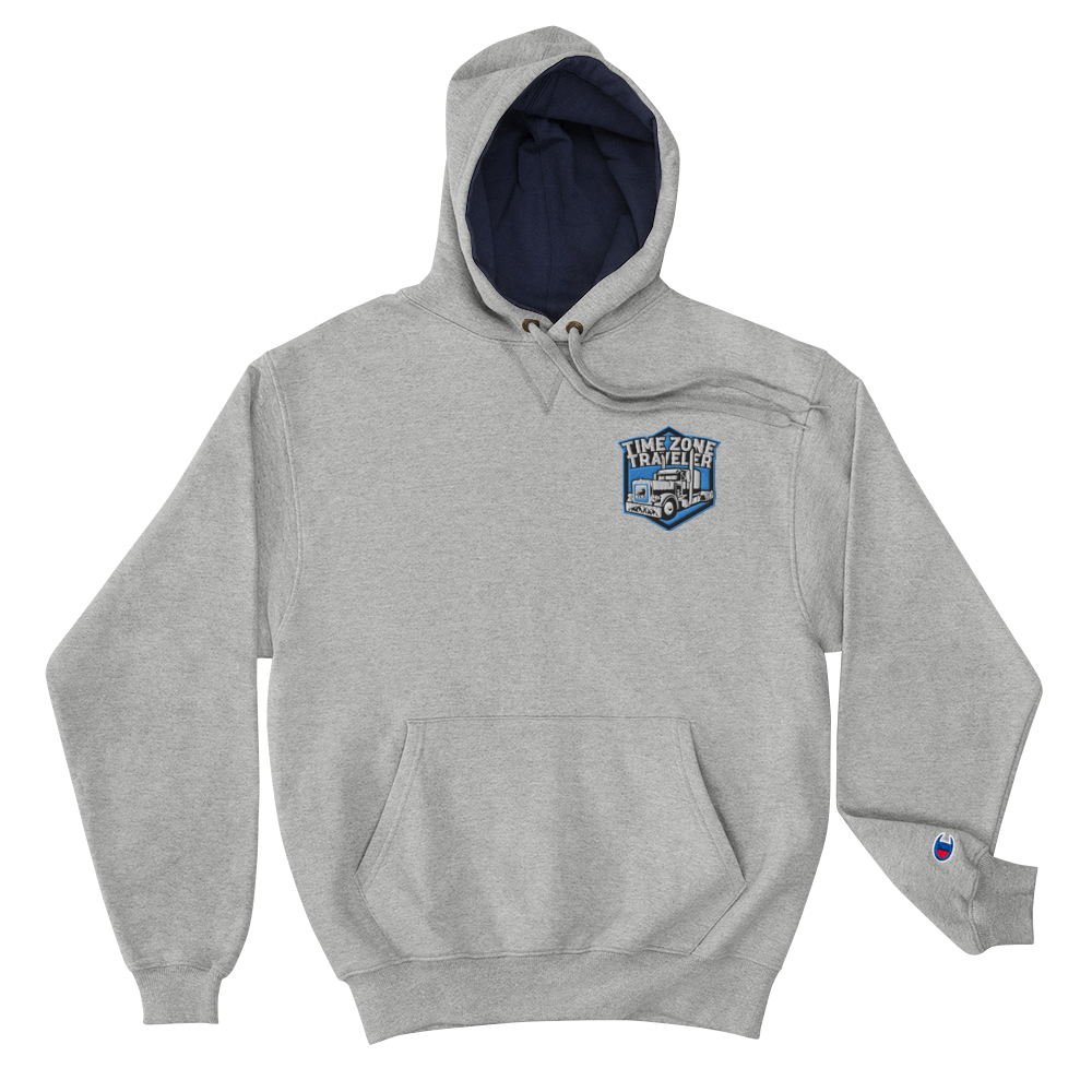 TimeZone Traveler Embroidered Champion Hoodie