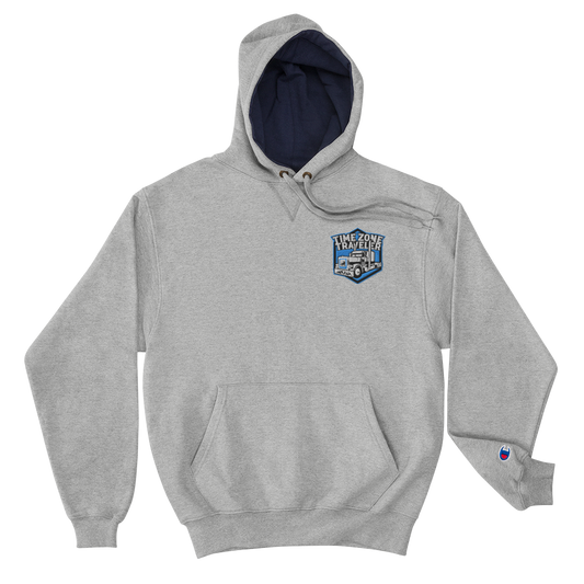 TimeZone Traveler Embroidered Champion Hoodie