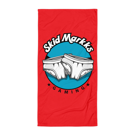 Skid Markks Beach Towel