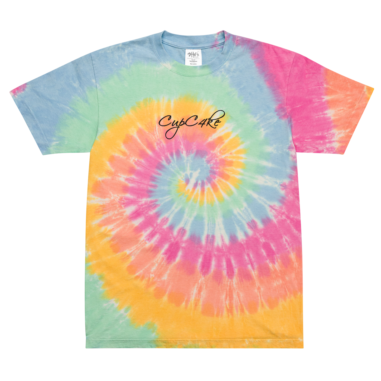 Cupc4ke Oversized tie-dye Tee