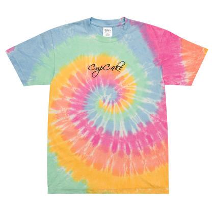 Cupc4ke Oversized tie-dye Tee