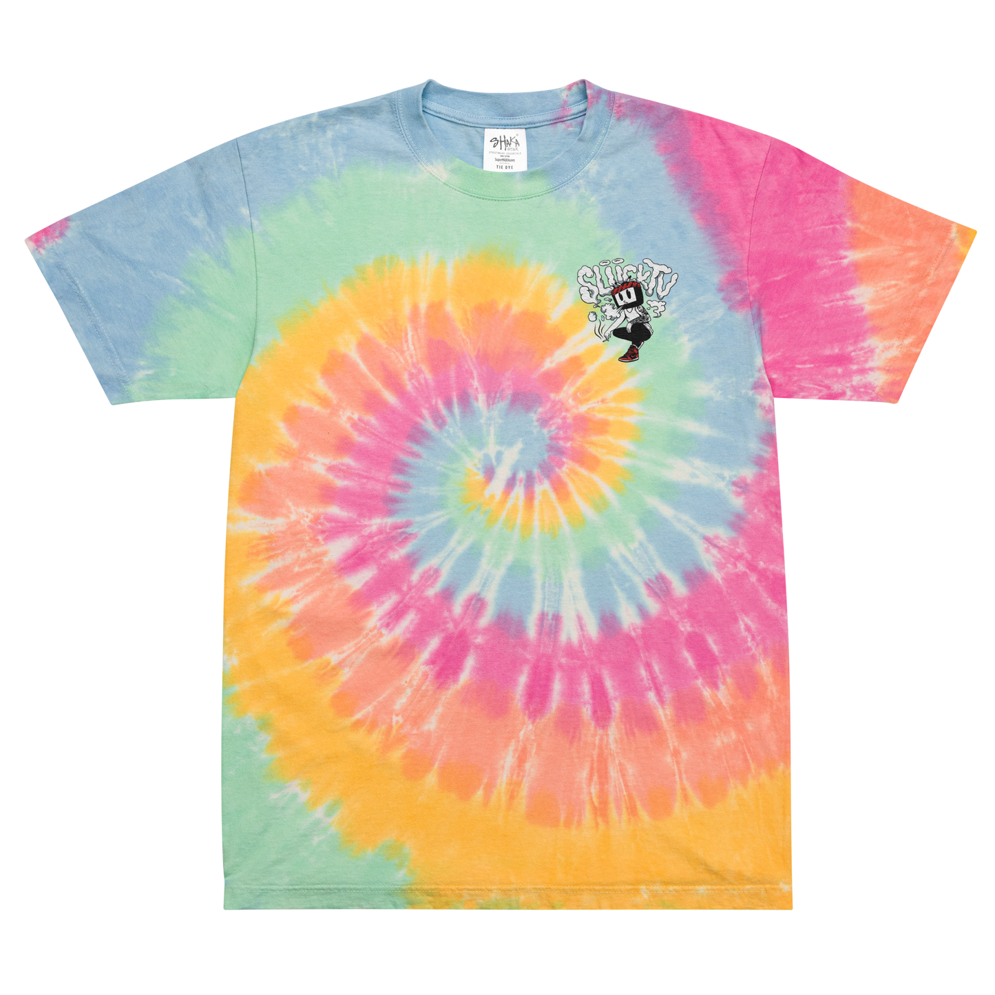 SliickTV Oversized tie-dye t-shirt