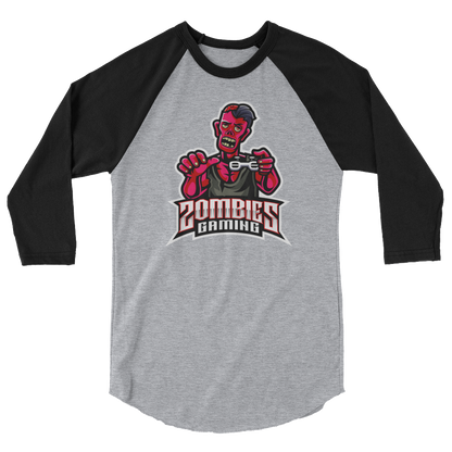 Zombies Gaming Baseball Tee