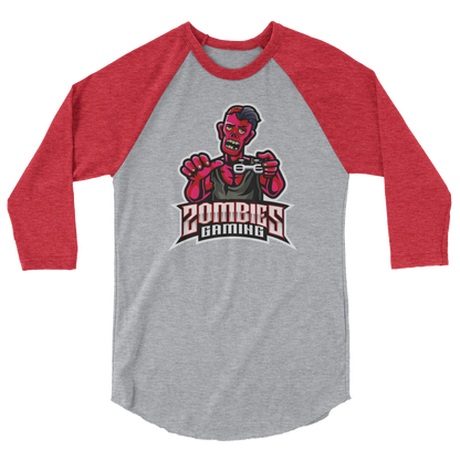 Zombies Gaming Baseball Tee