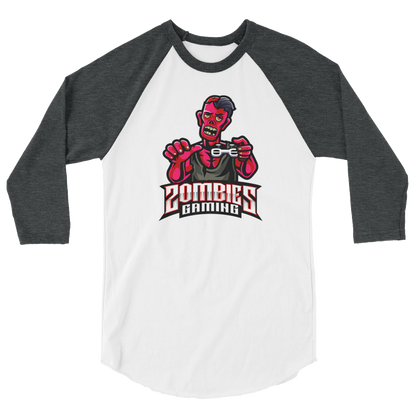 Zombies Gaming Baseball Tee