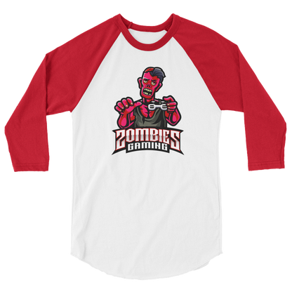 Zombies Gaming Baseball Tee