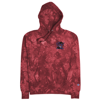 Whiteboii Champion tie-dye hoodie