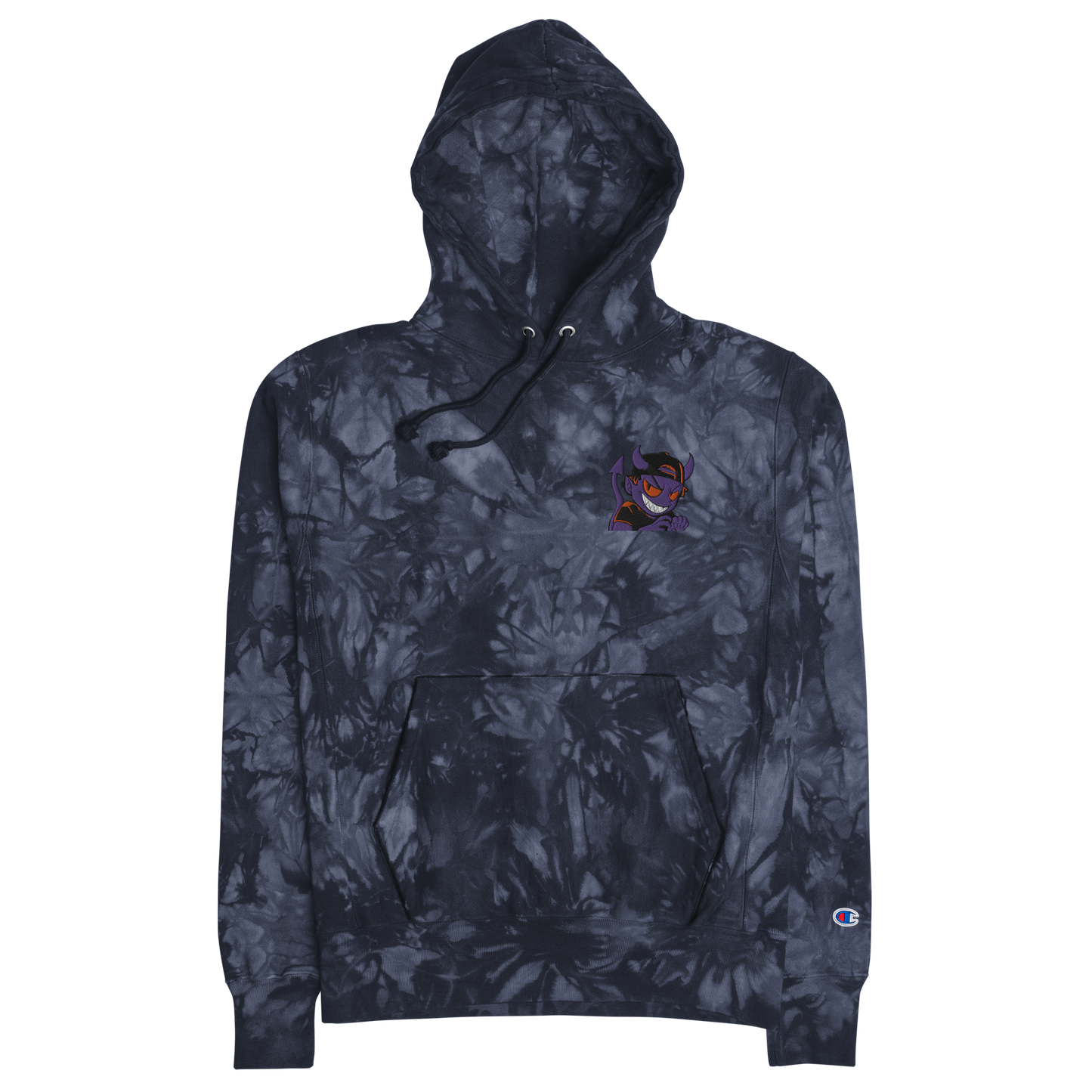 Whiteboii Champion tie-dye hoodie