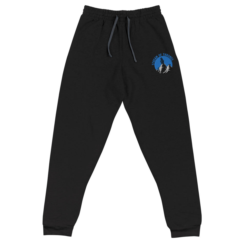 Stream of Thrones Embroidered Joggers